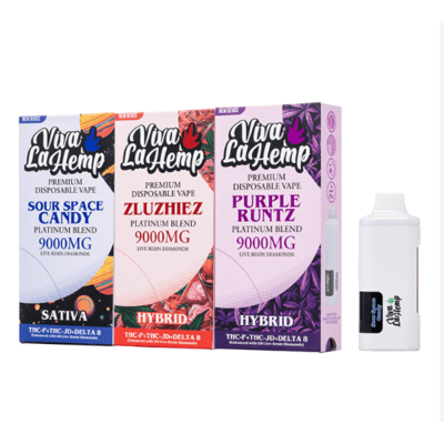 Viva La Hemp Platinum Blend Disposable Vape 9g